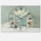 Designart Pastel Bath Farmhouse 3 Panel Wall Clock
